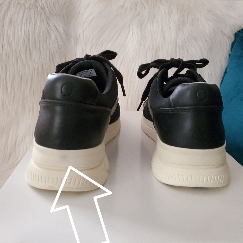 NEW Everlane The Trainer Black Leather Sneakers - Picture 5 of 12